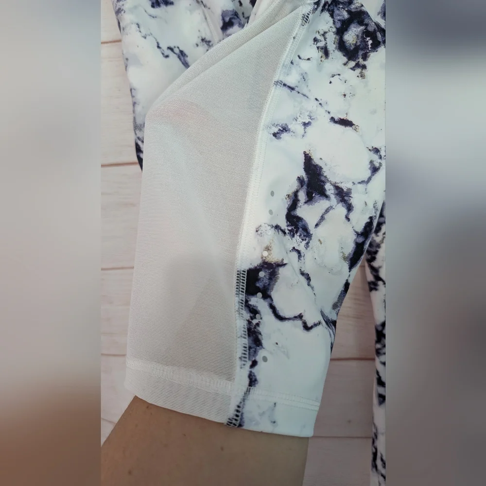 Nwot Old Navy Power Soft Light Marble Print Leggings Size XXL - Picture 7 of 10